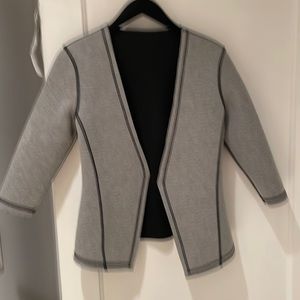 Reversible black and grey blazer by tart size xsmall